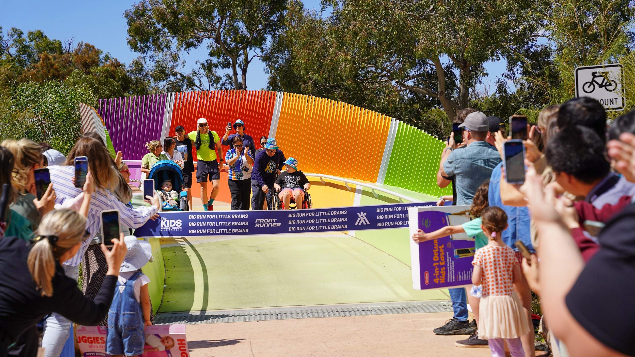 jacob byrne at the finish line