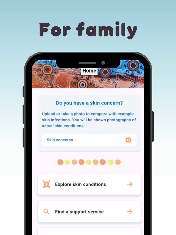 screenshot of strong skin app